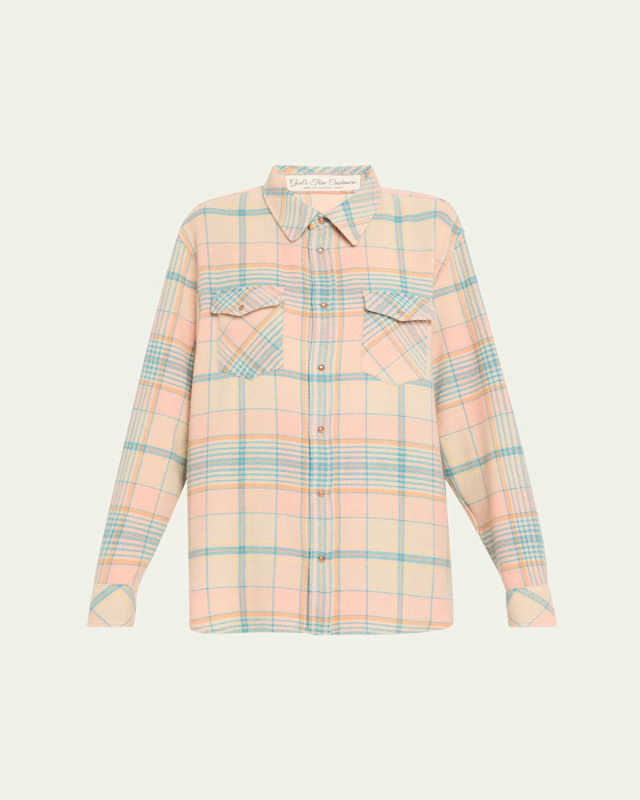Lover Tartan Cashmere Shirt